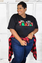 Load image into Gallery viewer, We are Family Christmas T-Shirt - krisglamcloset
