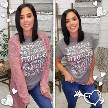 Load image into Gallery viewer, You're Braver Stronger Smarter T-Shirt: - krisglamcloset