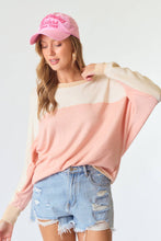 Load image into Gallery viewer, COLORBLOCK DOLMAN KNIT TOP - krisglamcloset