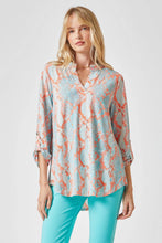 Load image into Gallery viewer, 3/4 Sleeve Printed LIZZY Top - krisglamcloset