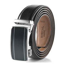 Load image into Gallery viewer, Men’s Genuine Leather Ratchet Belt with Automatic Buckle - krisglamcloset