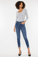 Load image into Gallery viewer, KanCan HIgh Rise Skinny Stretch Frayed Hem: MEDIUM - krisglamcloset
