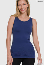 Load image into Gallery viewer, Scoop Neck Seamless Tank Top - krisglamcloset
