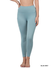 Load image into Gallery viewer, ZENANA BRUSHED MICROFIBER FULL LENGTH LEGGINGS - krisglamcloset