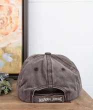 Load image into Gallery viewer, Girls Beige, Brown and Coral Distressed Hat - krisglamcloset
