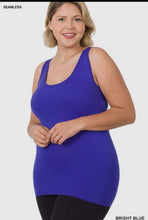 Load image into Gallery viewer, Scoop Neck Seamless Tank Top - krisglamcloset