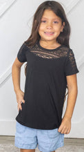 Load image into Gallery viewer, GIRLS TOP IN BLACK - krisglamcloset