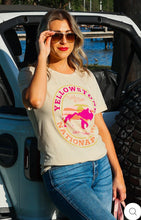 Load image into Gallery viewer, YELLOW STONE NATIONAL PARK ON OVERSIZED TEE, BEIGE - krisglamcloset