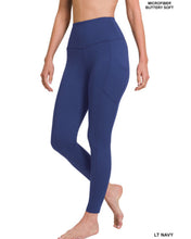 Load image into Gallery viewer, ZENANA BRUSHED MICROFIBER FULL LENGTH LEGGINGS - krisglamcloset