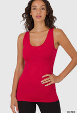 Load image into Gallery viewer, Scoop Neck Seamless Tank Top - krisglamcloset