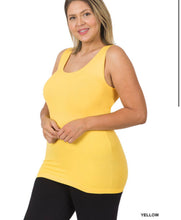 Load image into Gallery viewer, ZENANA PLUS SCOOP NECK SEAMLESS TANK TOP - krisglamcloset