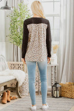 Load image into Gallery viewer, ANIMAL CONTRAST TOP BLACK - krisglamcloset