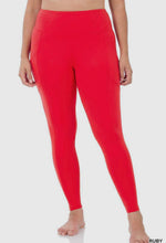 Load image into Gallery viewer, Zenana Plus Wide Waistband Pocket Full Length Leggings - krisglamcloset