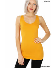 Load image into Gallery viewer, ZENANA SCOOP NECK SEAMLESS TANK TOP - krisglamcloset
