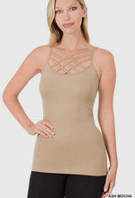 Load image into Gallery viewer, SEAMLESS TRIPLE CRISS-CROSS FRONT CAMI J - krisglamcloset