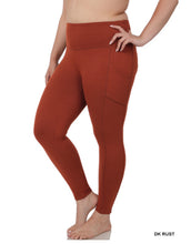 Load image into Gallery viewer, ZENANA PLUS BRUSHED MICROFIBER FULL LENGTH LEGGINGS - krisglamcloset