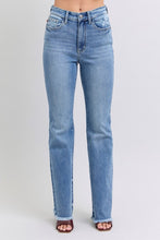 Load image into Gallery viewer, Judy Blue High Waist Fray Hem Bootcut Denim Jeans - krisglamcloset