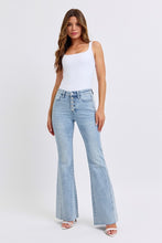Load image into Gallery viewer, Judy Blue Rhinestone Side Panel Flare-Light Wash - krisglamcloset