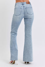 Load image into Gallery viewer, Judy Blue Rhinestone Side Panel Flare-Light Wash - krisglamcloset