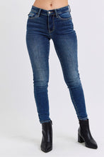 Load image into Gallery viewer, Judy Blue Thermal Skinny Jeans-Dark Wash - krisglamcloset
