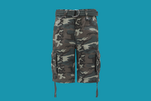 Load image into Gallery viewer, Men's Camo Cargo Shorts - krisglamcloset