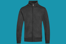 Load image into Gallery viewer, Men's Full Zip Knit Sweater Jacket - krisglamcloset