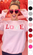 Load image into Gallery viewer, Soft Ideal Chenille Love Sweatshirt
