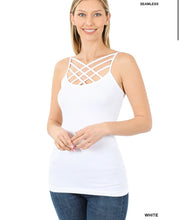 Load image into Gallery viewer, SEAMLESS TRIPLE CRISS-CROSS FRONT CAMI J - krisglamcloset