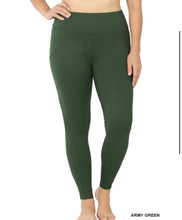 Load image into Gallery viewer, ZENANA PLUS BRUSHED MICROFIBER FULL LENGTH LEGGINGS - krisglamcloset