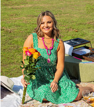 Load image into Gallery viewer, PLAYFUL DISTRACTION SPOTTED DRESS - krisglamcloset