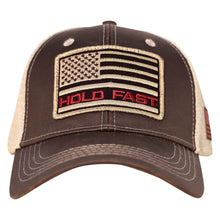 Load image into Gallery viewer, HOLD FAST Mens Cap Flag Red And Tan
