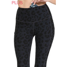 Load image into Gallery viewer, Plus Size Premium High Waist Solid Activewear Leggings
