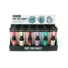 Load image into Gallery viewer, Pop The Party 3-in-1 Magnetic Wine &amp; Bottle Cap Opener
