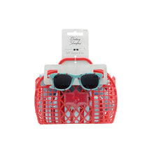 Load image into Gallery viewer, Kids Sunglasses with Hat + Case and Bag Summer Spring Set
