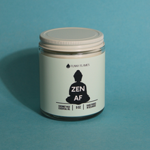 Load image into Gallery viewer, Zen Af (Green) relaxing and funny candle -9 oz
