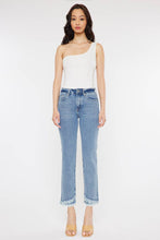 Load image into Gallery viewer, KanCan HIGH RISE STRAIGHT JEANS COMFORT STRETCHINESS FRAYDHEM 5POCKET STYLE
