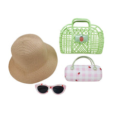 Load image into Gallery viewer, Kids Sunglasses with Hat and Case Basket Set New Summer Styl
