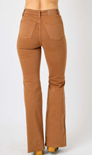 Load image into Gallery viewer, Judy Blue Tummy Control Flare Jeans - Brown

