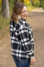 Load image into Gallery viewer, ONLINE ONLY Norah Plaid Shacket - Classic Black and White
