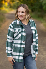 Load image into Gallery viewer, ONLINE ONLY  Norah Plaid Shacket - Classic Green and Grey Mix
