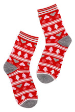 Load image into Gallery viewer, Christmas Festive Elastic Crew Socks
