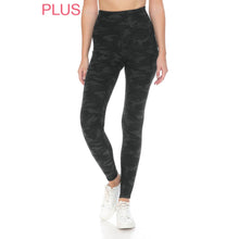 Load image into Gallery viewer, Plus Size Premium High Waist Solid Activewear Leggings
