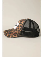 Load image into Gallery viewer, Be Kind Always Leopard Print Mesh Back Cap
