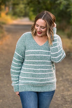 Load image into Gallery viewer, ONLINE ONLY Striped Sweater - Green IN STOCK
