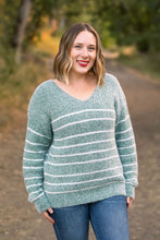 Load image into Gallery viewer, ONLINE ONLY Striped Sweater - Green IN STOCK
