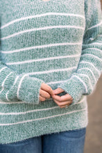 Load image into Gallery viewer, ONLINE ONLY Striped Sweater - Green IN STOCK
