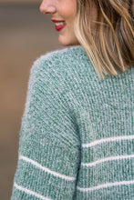 Load image into Gallery viewer, ONLINE ONLY Striped Sweater - Green IN STOCK
