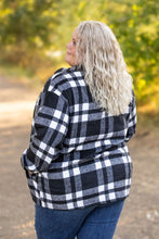 Load image into Gallery viewer, ONLINE ONLY Norah Plaid Shacket - Classic Black and White
