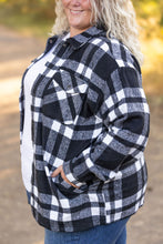 Load image into Gallery viewer, ONLINE ONLY Norah Plaid Shacket - Classic Black and White
