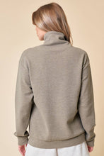 Load image into Gallery viewer, Charcoal Funnel Neck Pull Over

